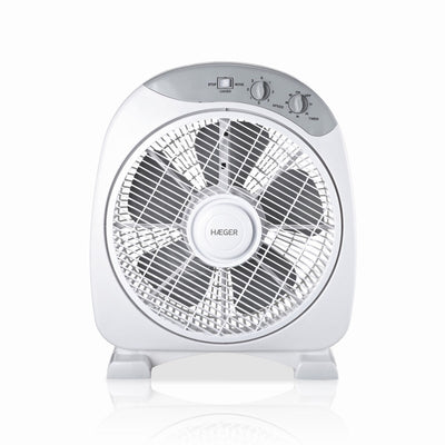 Ventilateur de sol Haeger FF012004A — silencieux, multidirectionnel