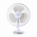 Ventilateur de bureau Haeger FA016007A blanc sur son support