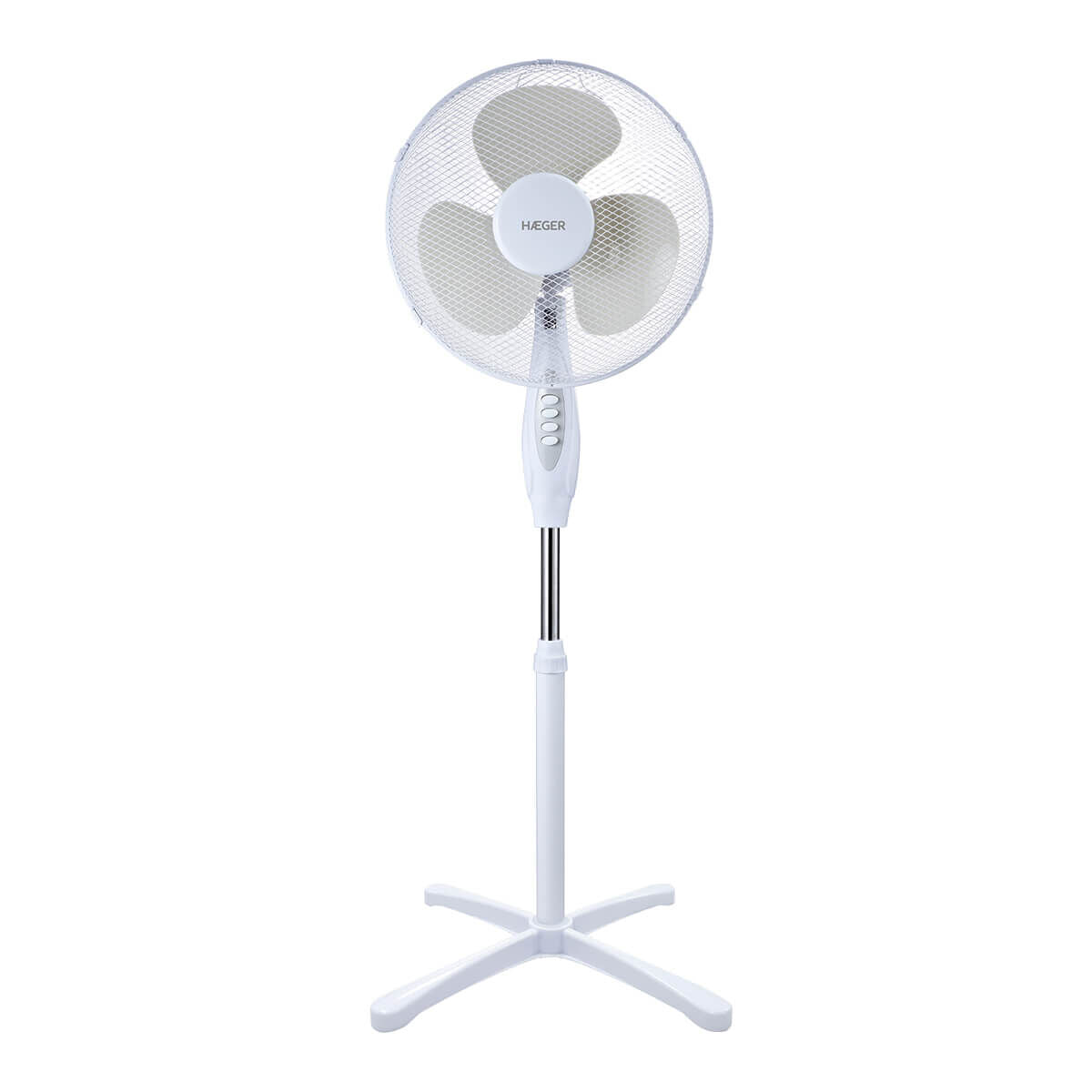 Ventilateur sur pied Haeger SF-16W.011A dans une pièce
