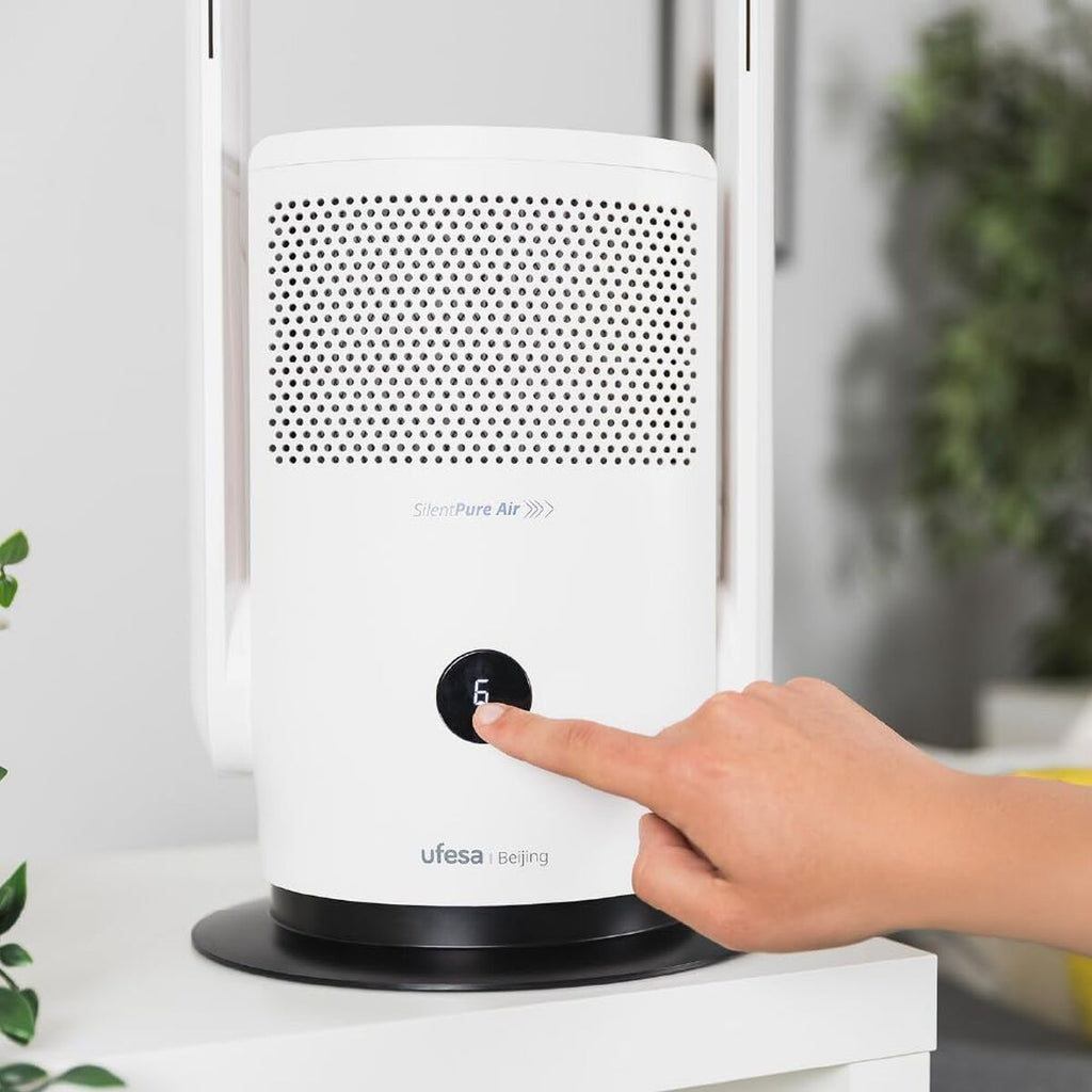 Ventilateur sur pied UFESA Beijing 35 W — écran tactile et télécommande — vue 5