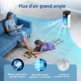 Rafraîchisseur d'air 3-en-1 USB — ventilateur + brumisateur + veilleuse LED