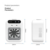 Mini rafraîchisseur d'air de bureau USB — humidificateur 3 vitesses