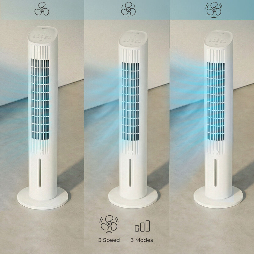 Rafraîchisseur évaporatif tour Hushly 4-en-1 — Réservoir 3,5 L, InnovaGoods — vue 10