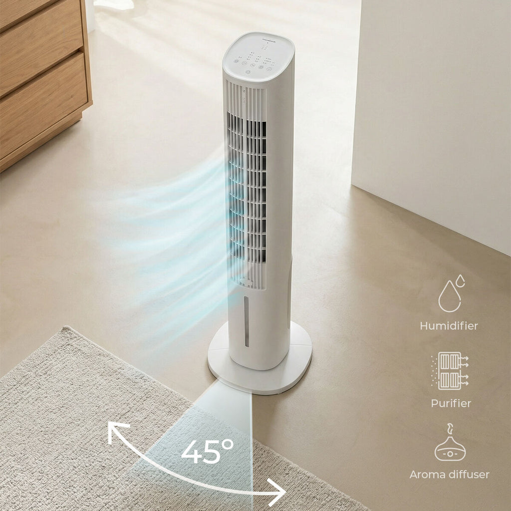 Rafraîchisseur évaporatif tour Hushly 4-en-1 — Réservoir 3,5 L, InnovaGoods — vue 11