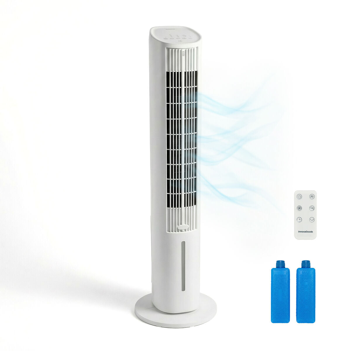 Rafraîchisseur évaporatif tour Hushly 4-en-1 — Réservoir 3,5 L, InnovaGoods — vue 14