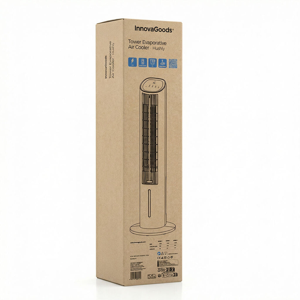 Rafraîchisseur évaporatif tour Hushly 4-en-1 — Réservoir 3,5 L, InnovaGoods — vue 16