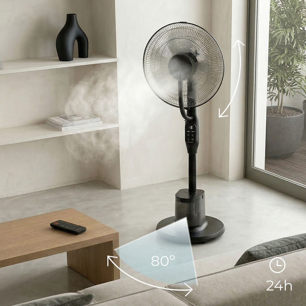 Ventilateur brumisateur sur pied Sprair InnovaGoods — nébulisation 3 L — vue 3