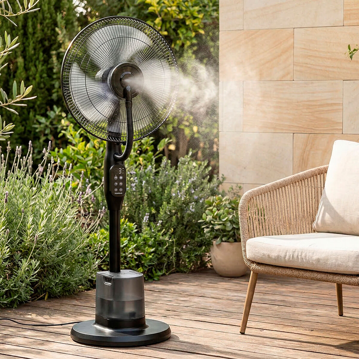Ventilateur brumisateur sur pied Sprair InnovaGoods — nébulisation 3 L — vue 4