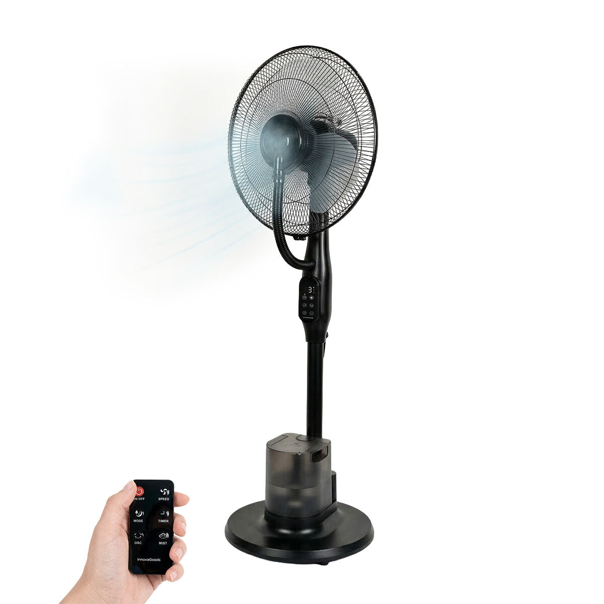 Ventilateur brumisateur sur pied Sprair InnovaGoods — nébulisation 3 L — vue 6